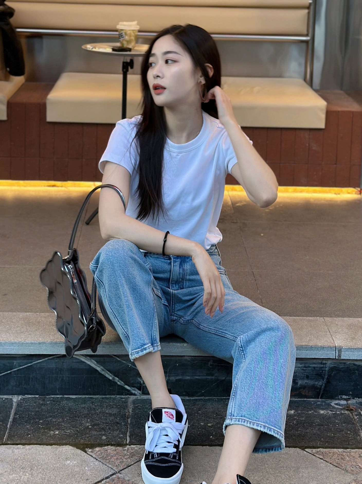 藍色牛仔褲女高腰夏款夏季薄款褲子2026年新款直筒煙管褲