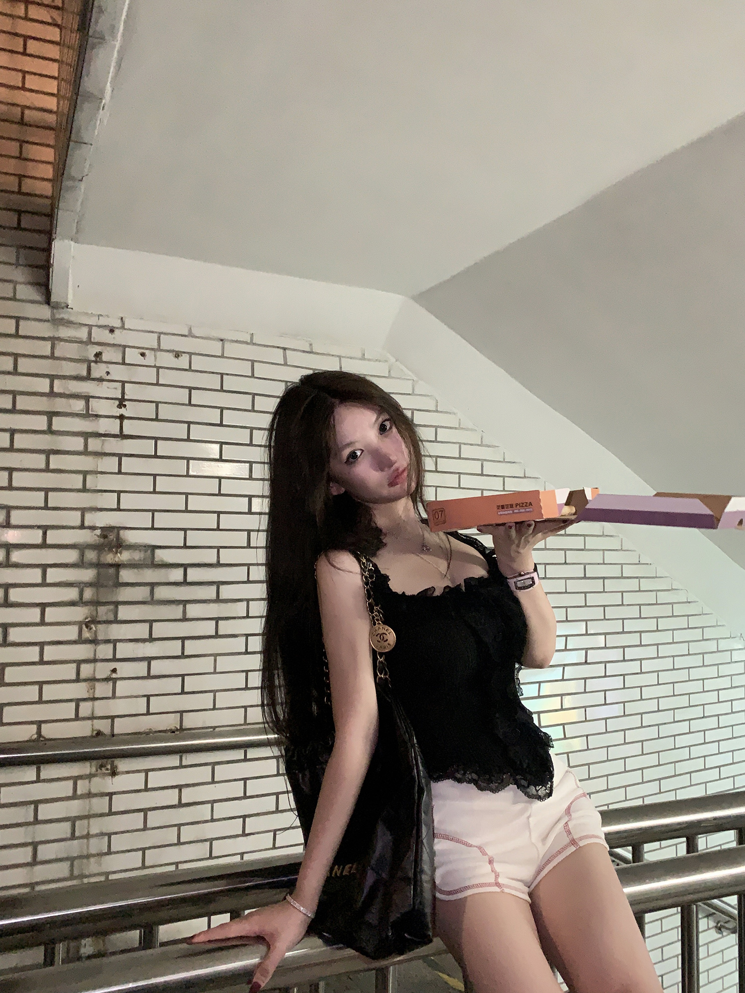 絕美花邊蕾絲吊帶小背心女早春配西裝內搭針織打底衫短款辣妹上衣