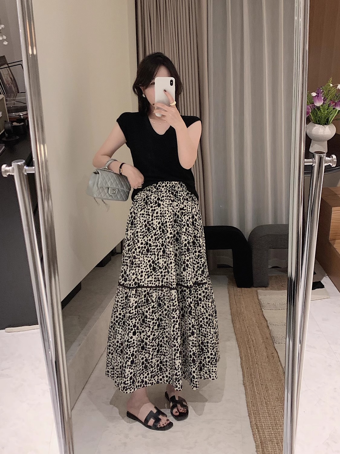 韓版法式復古優雅純色短袖質感u領針織衫女顯瘦百搭上衣