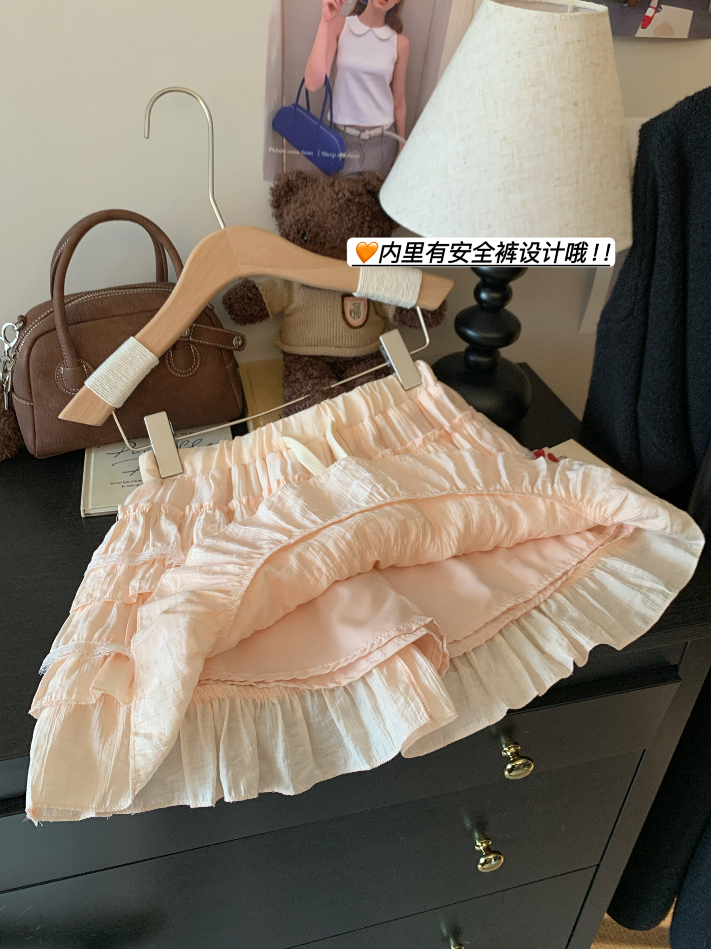 實拍春夏季新款甜美多層蕾絲蛋糕半身裙女顯瘦a字蓬蓬短裙女