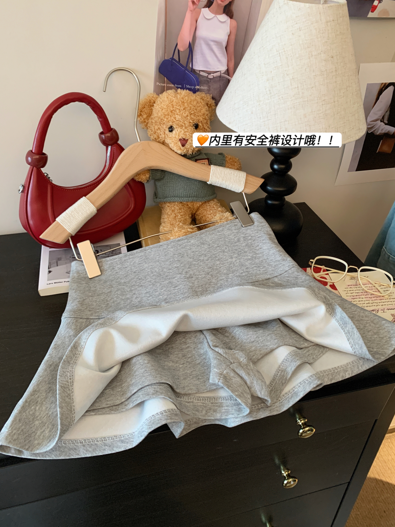 實價新款韓系運動辣妹風荷葉邊短裙高腰顯瘦防走光裙褲女