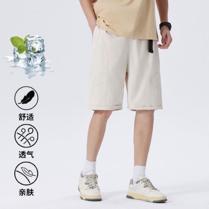 2025新款夏季韓版ins潮流寬松男士五分褲寬松休閑短褲男百搭中褲