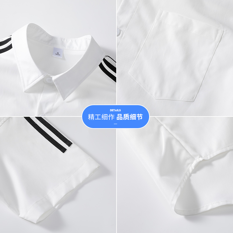 實拍2025夏季新款短袖襯衫男輕薄街頭感簡約寬松中性短袖襯衣
