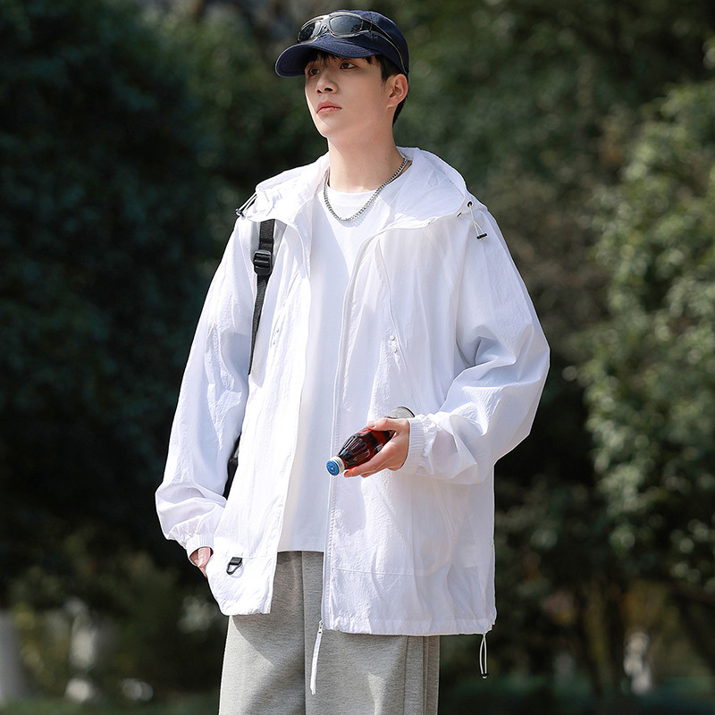 實拍2025新款UPF50+冰絲防曬衣外套男女同款輕薄款戶外釣魚防曬服