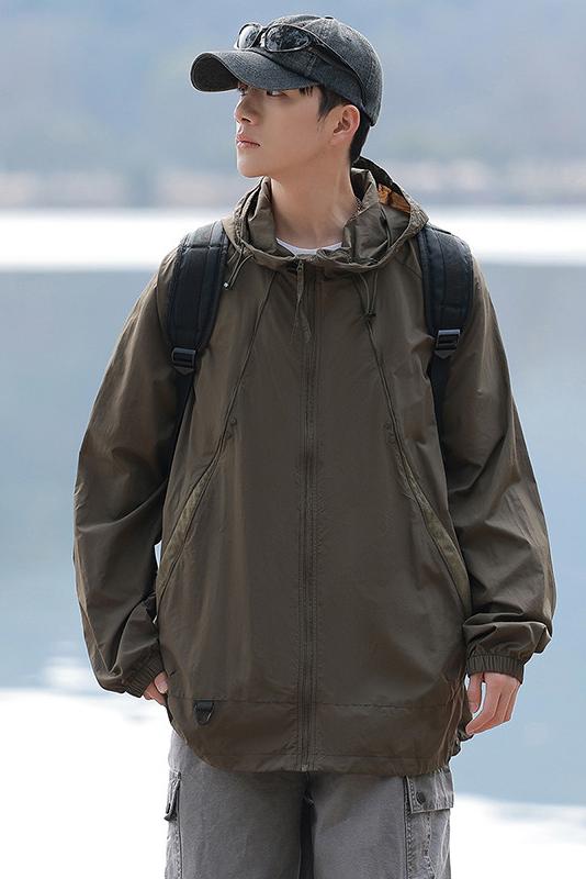實拍2025新款UPF50+冰絲防曬衣外套男女同款輕薄款戶外釣魚防曬服