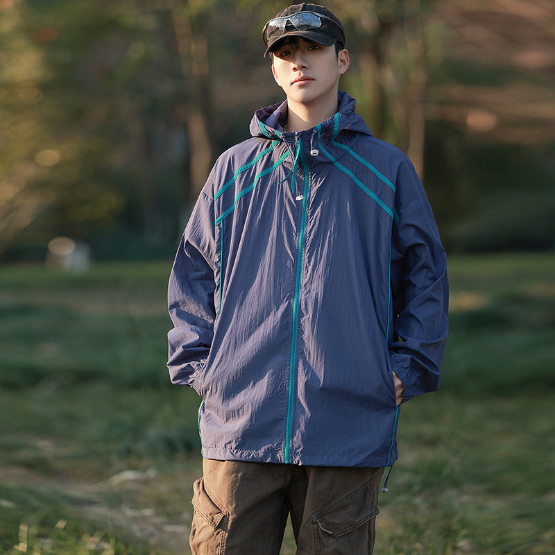 夏季露營新款UPF50+冰絲防曬衣外套男女款輕薄款戶外釣魚防曬服