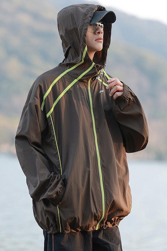 夏季露營新款UPF50+冰絲防曬衣外套男女款輕薄款戶外釣魚防曬服