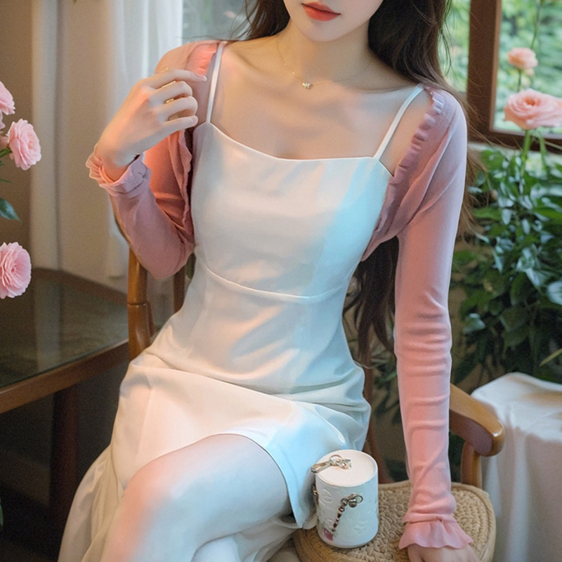 已出貨小披肩外套女2026春夏新款小坎肩百搭防曬衣薄短款外搭開衫