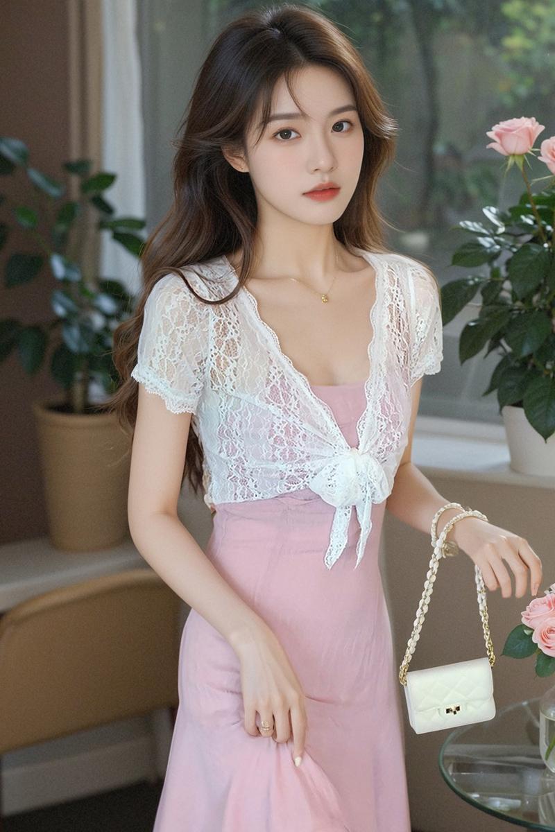 已出貨小披肩外套女2025春夏新款百搭雪紡防曬衣超薄短款外搭開衫