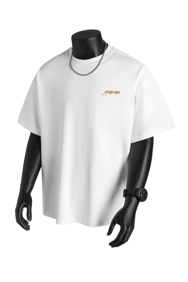 實拍夏季新款索羅那冰感純棉短袖t恤男寬松舒適透氣簡約百搭T恤
