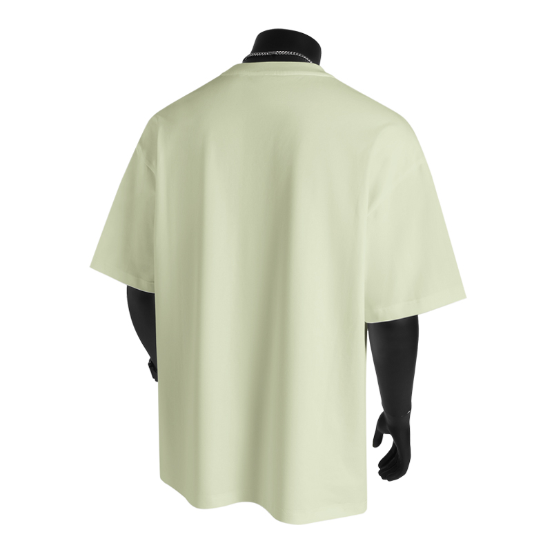 實拍夏季新款重磅冰感索羅娜日系短袖t恤男寬松百搭簡約純棉T恤男