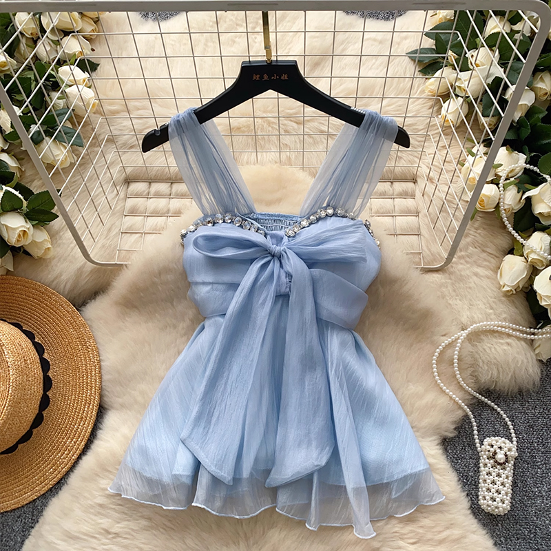 高級感名媛風裙子重工刺繡盤花氣質方領修身中長款喇叭袖連衣裙女