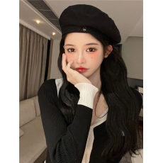 批发实拍实价不减日系英伦贝雷帽薄款八角帽子韩版复古画家帽