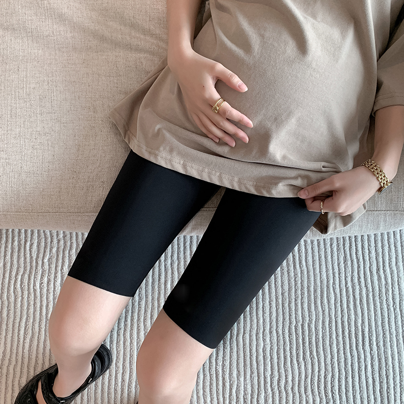 Várandós női leggings, nyári jégvékony ötszögletű divatos kerékpáros cápajóga védőnadrág, rövidnadrág_voghion.com