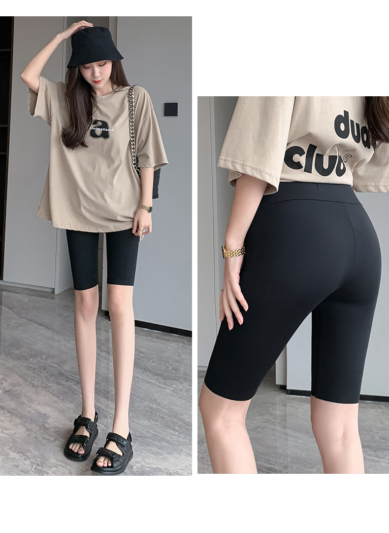 Várandós női leggings, nyári jégvékony ötszögletű divatos kerékpáros cápajóga védőnadrág, rövidnadrág_voghion.com