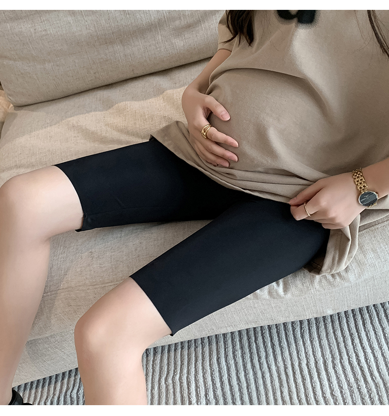 Várandós női leggings, nyári jégvékony ötszögletű divatos kerékpáros cápajóga védőnadrág, rövidnadrág_voghion.com