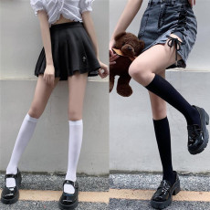 批发实拍特价不减 白色<b class='q'>天鹅绒</b>小腿袜<b class='q'>丝袜</b>中筒袜子女夏ins潮半筒