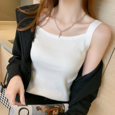 批发实拍~吊带背心女网红短款白色韩版内搭百搭打底小吊带午休上衣