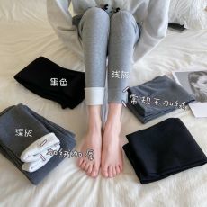 批发实拍~实价 加厚加绒螺纹打底裤女外穿修身显瘦小脚紧身裤