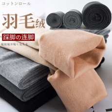 批发实拍3种厚度  日系棉质竖条百搭秋冬孕妇薄绒 厚绒打底袜2809