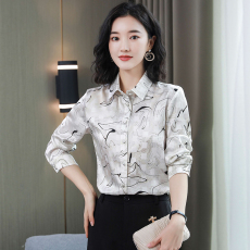 批发重磅真丝衬衫女长袖2026春季新款气质妈妈印花洋气<b class='q'>桑蚕丝</b>气质<b class='q'>上衣</b>