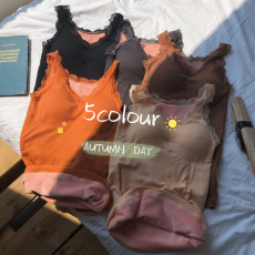 批发实拍实价 冬季内搭必入加绒加厚<b class='q'>蕾丝</b><b class='q'>文胸</b>内衣保暖贴身背心