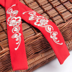 批发<b class='q'>实拍</b>汉服配饰两用腰带武侠风绣花头带系带民族风古风饰品配件