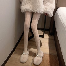 批发实拍实价  韩ins百搭可盐可甜复古钩花蕾丝连裤袜性感网袜女