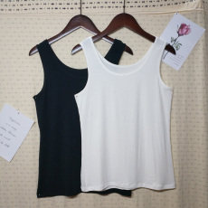 批发实拍大量简约背心春<b class='q'>夏</b>秋莫代尔纯棉百搭无袖打底内衣十件起批