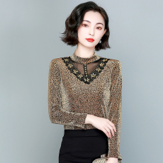 批发实拍2025秋冬新款<b class='q'>长袖</b>上衣韩版洋气高领镂空加绒打底衫