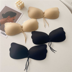 批发*实拍不减价~胸贴乳贴防滑上托聚拢无痕硅胶<b class='q'>文胸</b>送<b class='q'>透明</b>后背带