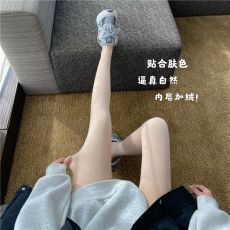 批发实拍实价 光腿神器女加绒加厚新款裸感肤色丝袜外穿打底裤袜