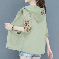 批发春季薄款短<b class='q'>外套</b>2026年新款透气防晒衣女宽松中年妈妈装<b class='q'>夏季</b>防晒衫