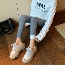 批发实拍~实价 加厚加绒螺纹打底裤女外穿修身显瘦小脚紧身裤