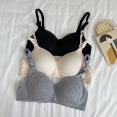 批发实拍实价~内衣女小胸聚拢收副乳文胸纯色百搭美背