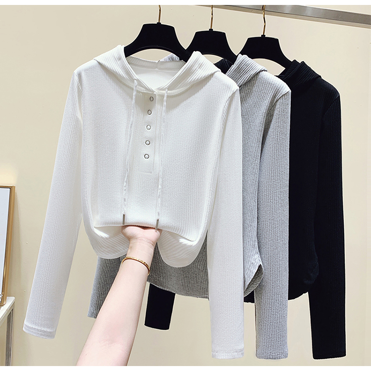 2022 early spring new Korean version slimming and lazy hooded top trend_voghion.com