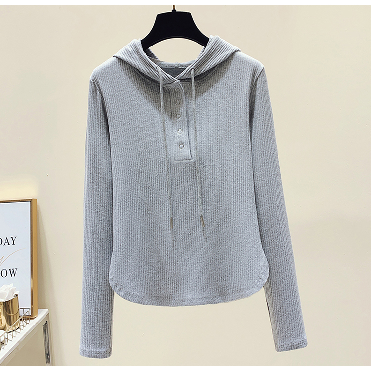 2022 early spring new Korean version slimming and lazy hooded top trend_voghion.com