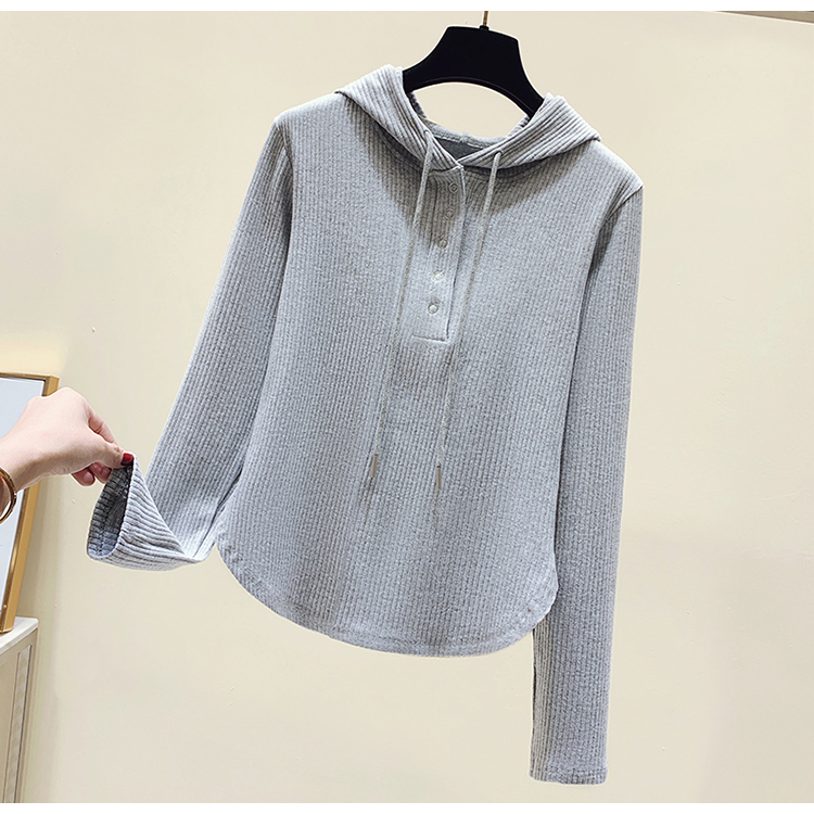 2022 early spring new Korean version slimming and lazy hooded top trend_voghion.com