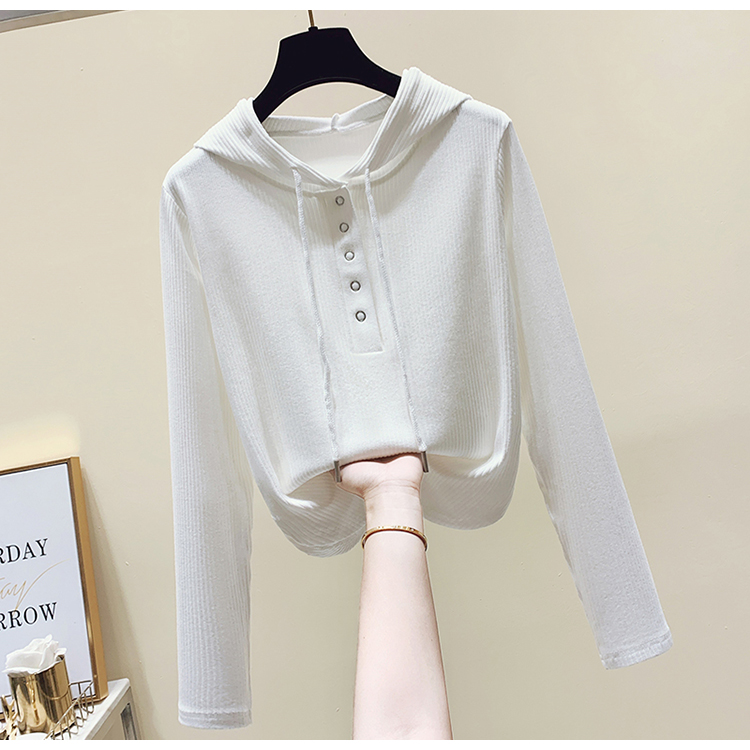2022 early spring new Korean version slimming and lazy hooded top trend_voghion.com