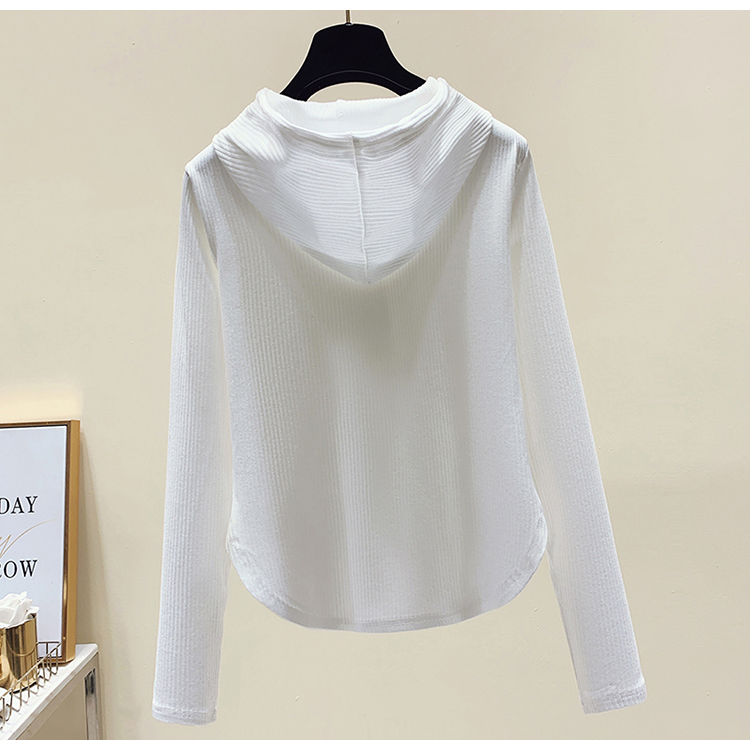 2022 early spring new Korean version slimming and lazy hooded top trend_voghion.com