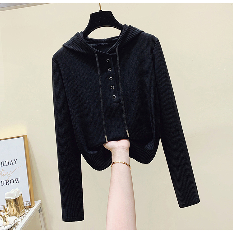 2022 early spring new Korean version slimming and lazy hooded top trend_voghion.com