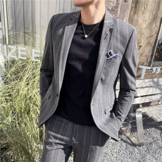 批发西服套装男士两件套商务职业正装小西装韩版修身伴郎新郎结婚礼服