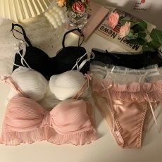 批发实价实拍<b class='q'>日系</b>网纱女情调内衣女显胸小纯欲无钢圈少女<b class='q'>文胸</b>bra