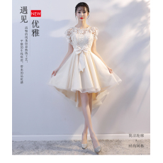 批发小晚<b class='q'>礼服</b>裙女新款宴会生日派对连衣裙毕业短款<b class='q'>伴娘</b>服显瘦