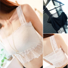 批发抹胸白色小背心无袖打底衫工字吊带打底<b class='q'>蕾丝</b>背心女夏<b class='q'>裹</b><b class='q'>胸</b>