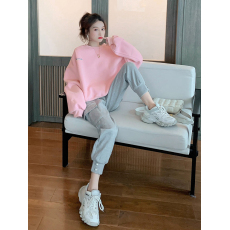 批发孕妇套装秋季卫衣套装两件套托腹裤网红两件套孕妇装