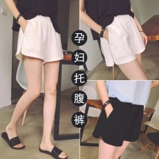 批发2022薄款孕妇短裤春夏季款新款时尚孕妇装潮妈宽松外穿<b class='q'>打底裤</b>子