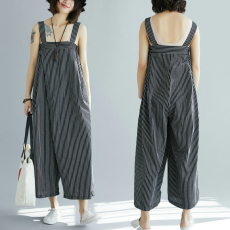 批发实拍胖MM 宽松休闲大码<b class='q'>连体裤</b><b class='q'>抹胸</b>吊带背带裤