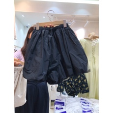 批发韩国东大门2026夏季新款纯色简约松紧腰抽绳百搭休闲阔腿短裤女潮