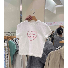 批发韩国东大门2026夏季女<b class='q'>装</b>新款小个子短款圆领爱心字母休闲短袖T恤